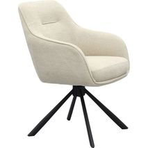 Draaibare armstoel AVOLA - Antraciet UNI-9-002