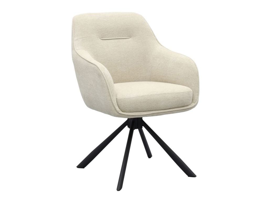 Draaibare armstoel AVOLA - Taupe