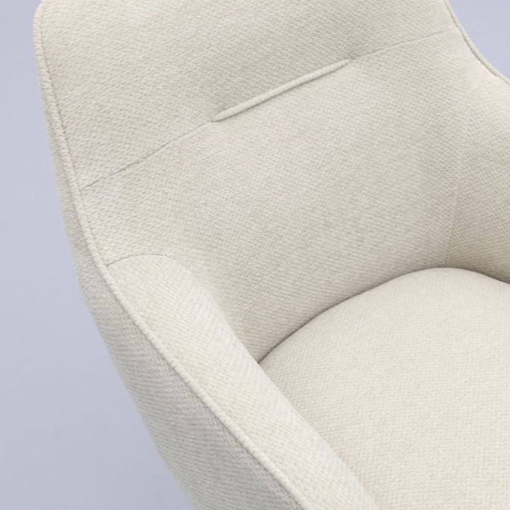 Draaibare armstoel AVOLA - Antraciet UNI-9-002