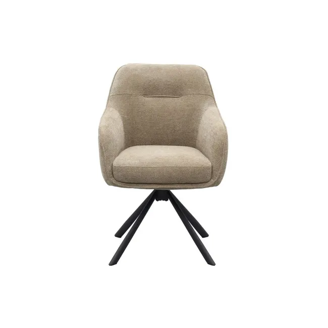 Draaibare armstoel AVOLA - Antraciet