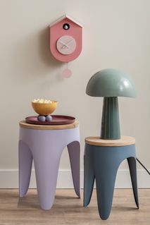 Muurklok GRATO CUCKOO - Donkergroen/Lichtgroen PST KA6026PI