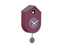 Muurklok GRATO CUCKOO - Donkergroen/Lichtgroen PST KA6026PU