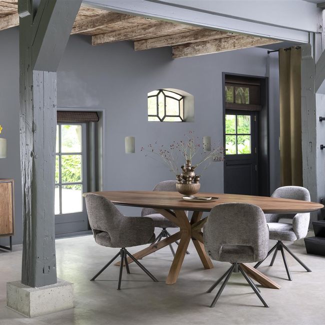 Eetkamertafel TRAPANI - Smoked Mango