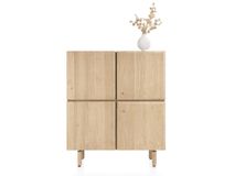 Barkast AZULO - Naturel eikenfineer HEH 52037NSA