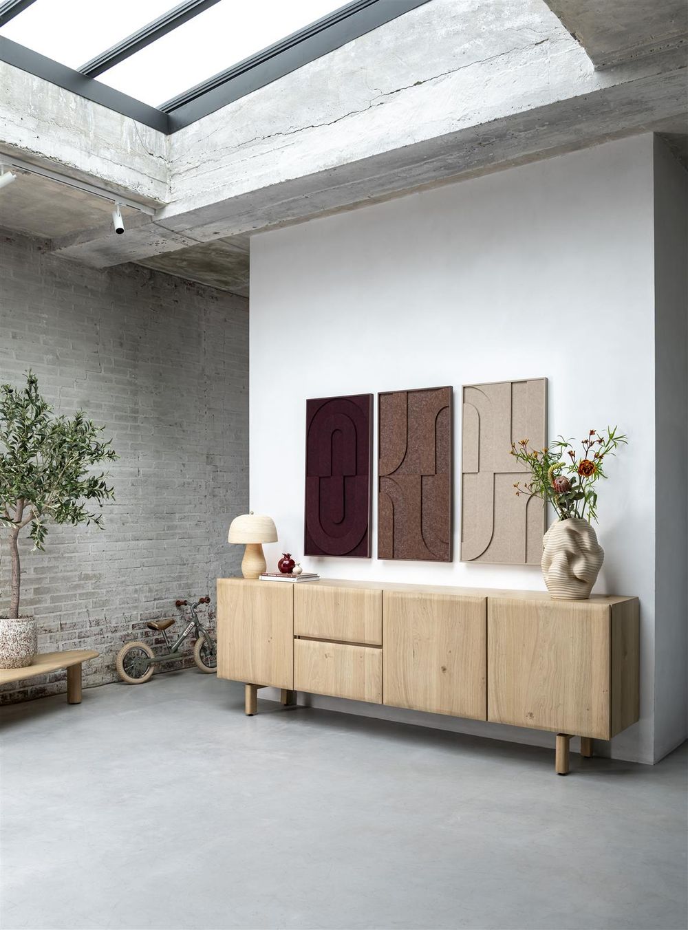 Dressoir AZULO - Naturel eikenfineer HEH 52026NSA