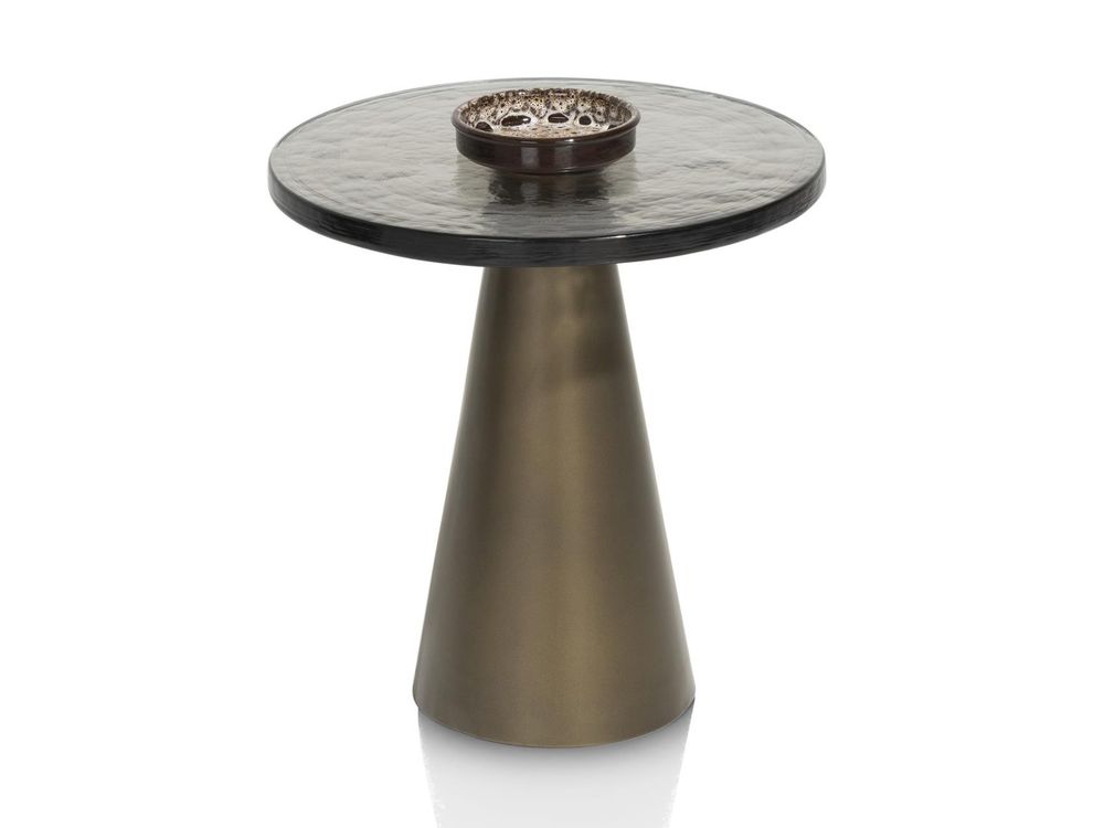 Bijzettafel ELOY - Goud/Glas HEH 51700GLA