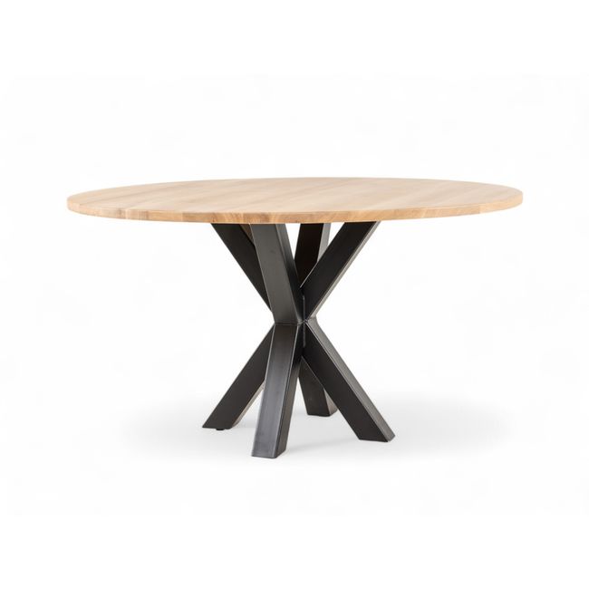 Eetkamertafel GLASGOW - Smoked Oak