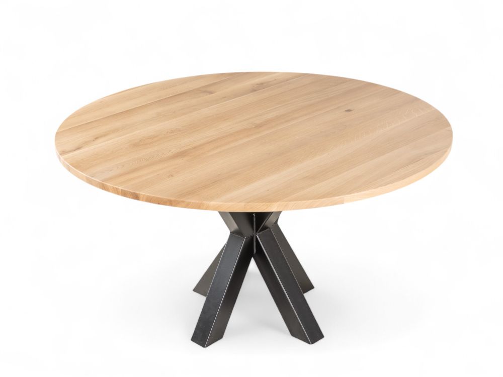 Eetkamertafel GLASGOW - Smoked Oak FDF-18-000001