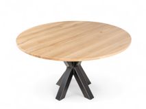 Eetkamertafel GLASGOW - Smoked Oak FDF-18-000001