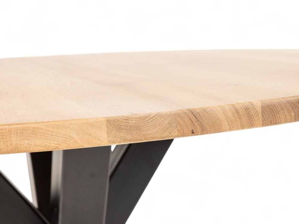 Eetkamertafel GLASGOW - Smoked Oak FDF-18-000001