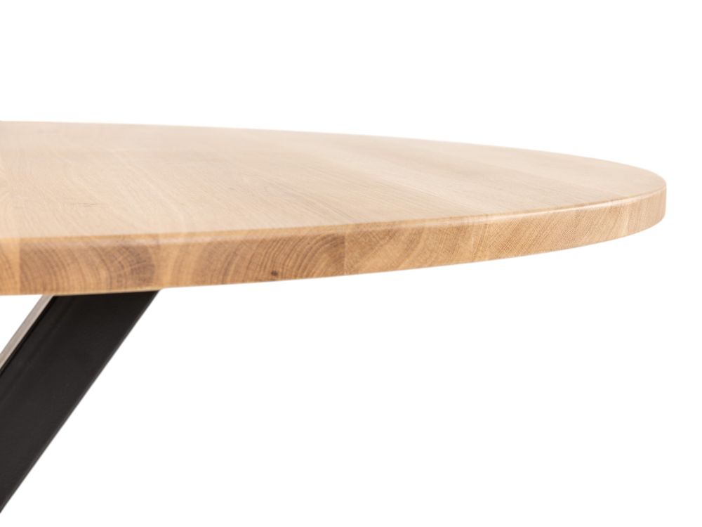 Eetkamertafel GLASGOW - Smoked Oak FDF-18-000001