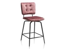 Draaibare barstoel MANOU - Burgundy red HEH 36688BRE
