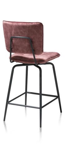 Draaibare barstoel MANOU - Burgundy red HEH 36688BRE