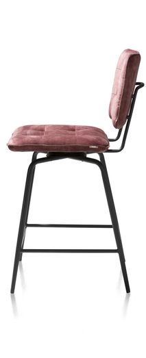 Draaibare barstoel MANOU - Burgundy red HEH 36688BRE