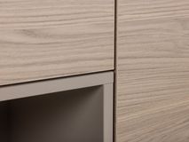 Wandkast DEVON - Misty Oak/Stone grey MXF-298-000008