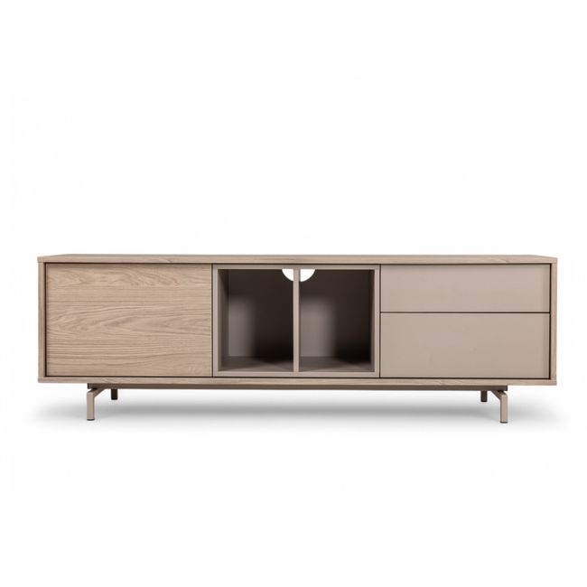 Tv-meubel DEVON - Misty Oak/Stone grey