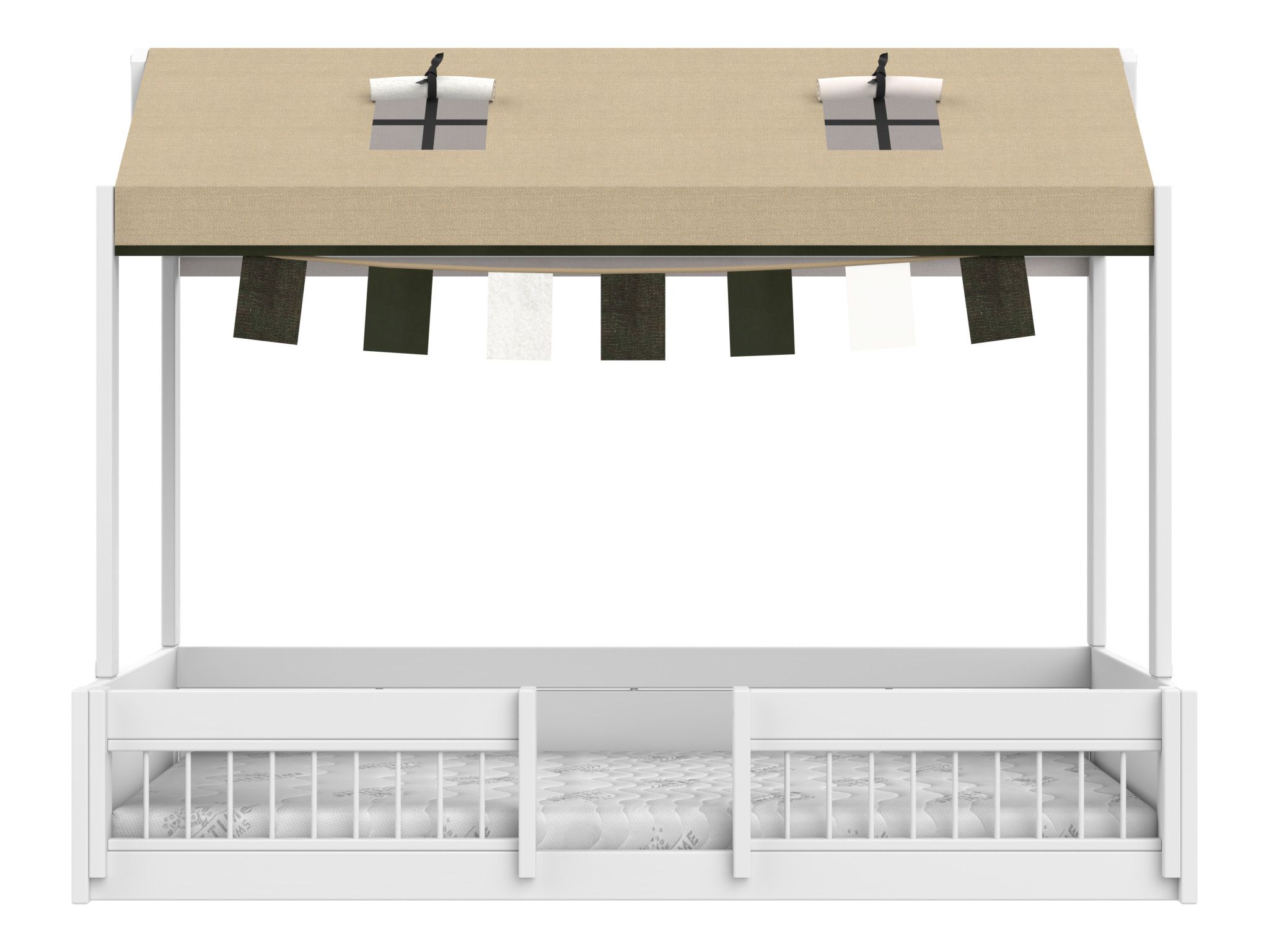 Stoffen dak incl. slinger PANDA PARADISE - Beige