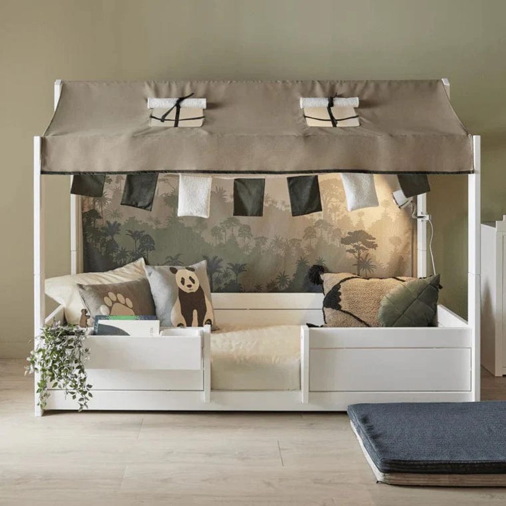 Achterwand PANDA PARADISE - Groen SCE 7821