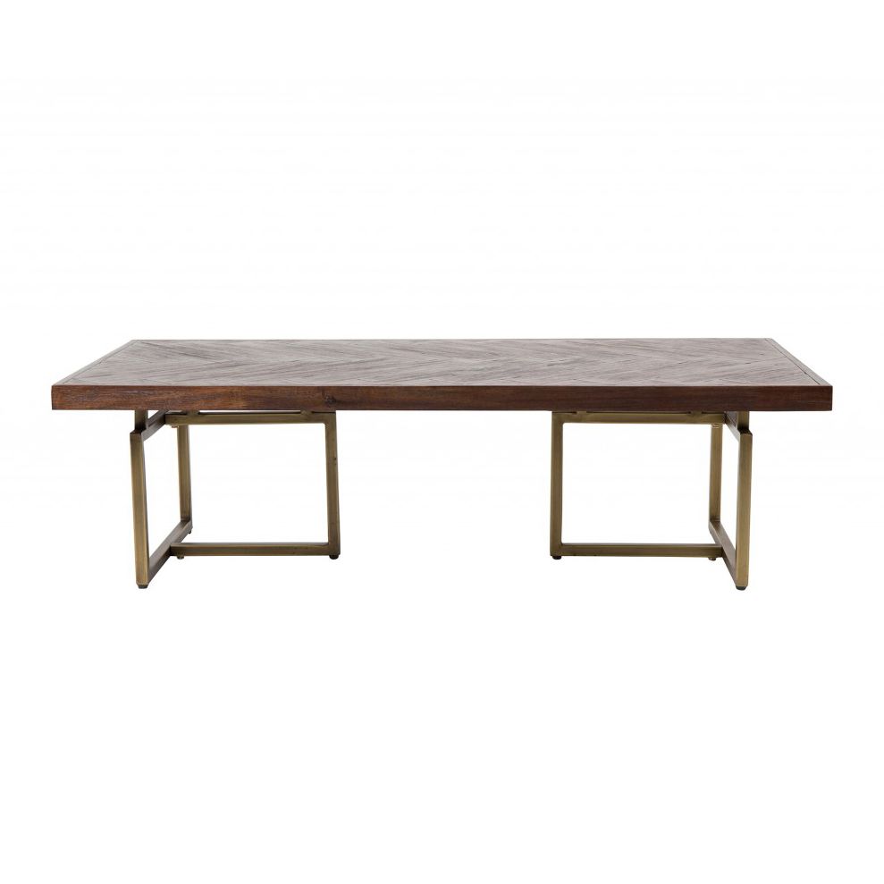 Salontafel CLASS - Acacia Wood/Brass ZVR 2200016