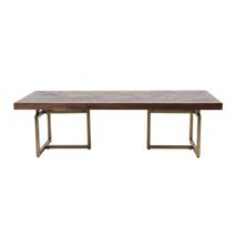 Salontafel CLASS - Acacia Wood/Brass ZVR 2200016