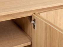 Tv-meubel SINTRA - Naturel eikenfineer CRE-2-000380-N