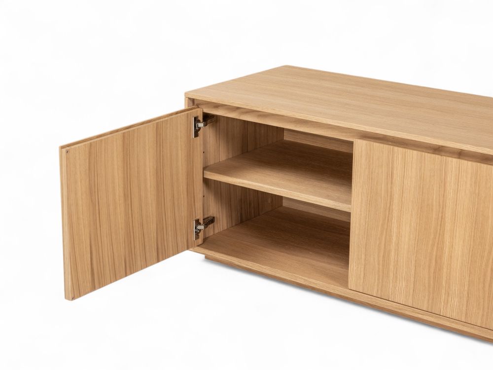 Tv-meubel SINTRA - Naturel eikenfineer CRE-2-000380-N
