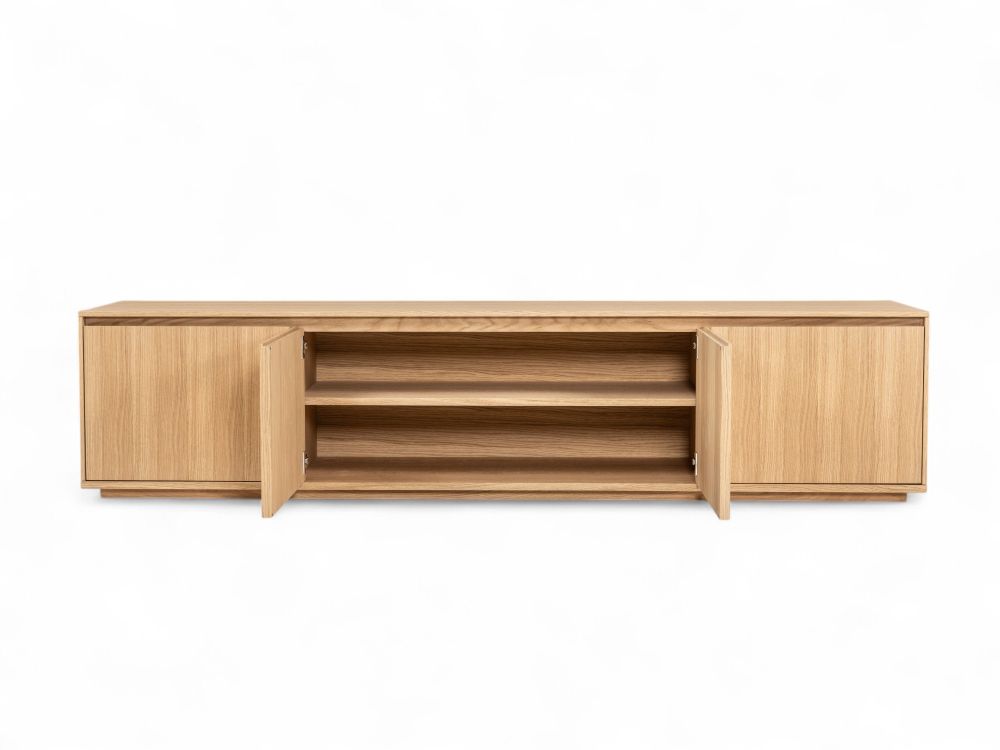 Tv-meubel SINTRA - Naturel eikenfineer CRE-2-000380-N