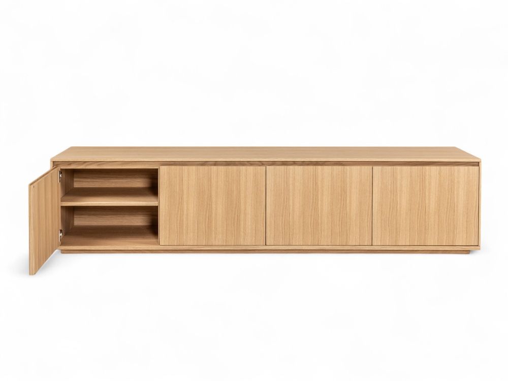 Tv-meubel SINTRA - Naturel eikenfineer CRE-2-000380-N