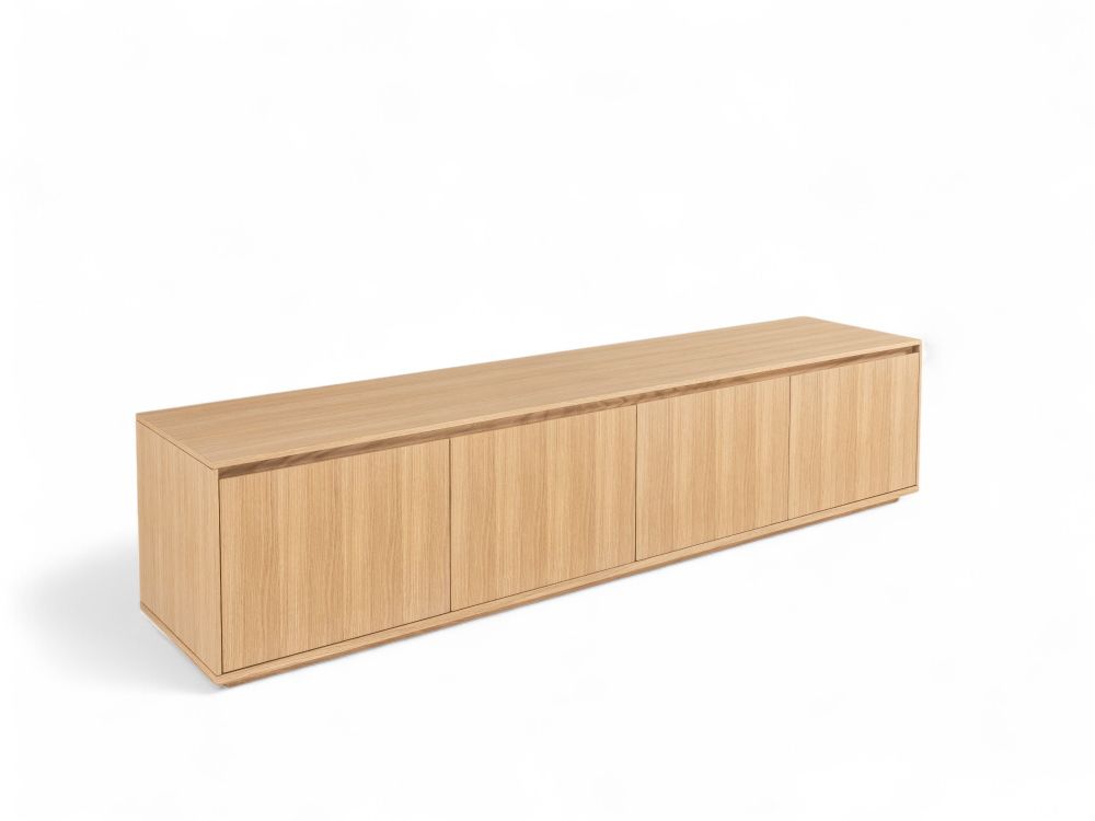 Tv-meubel SINTRA - Naturel eikenfineer CRE-2-000380-N