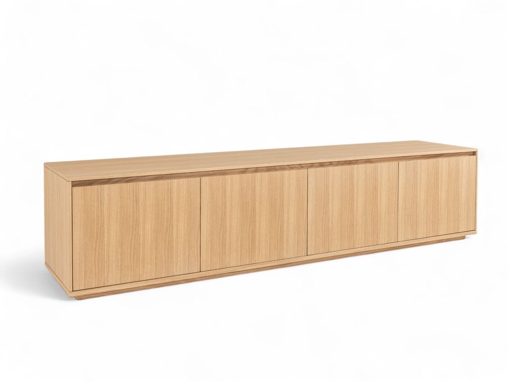 Tv-meubel SINTRA - Naturel eikenfineer CRE-2-000380-N