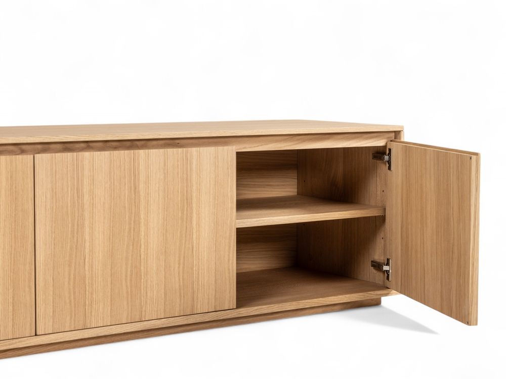Tv-meubel SINTRA - Naturel eikenfineer CRE-2-000380-N
