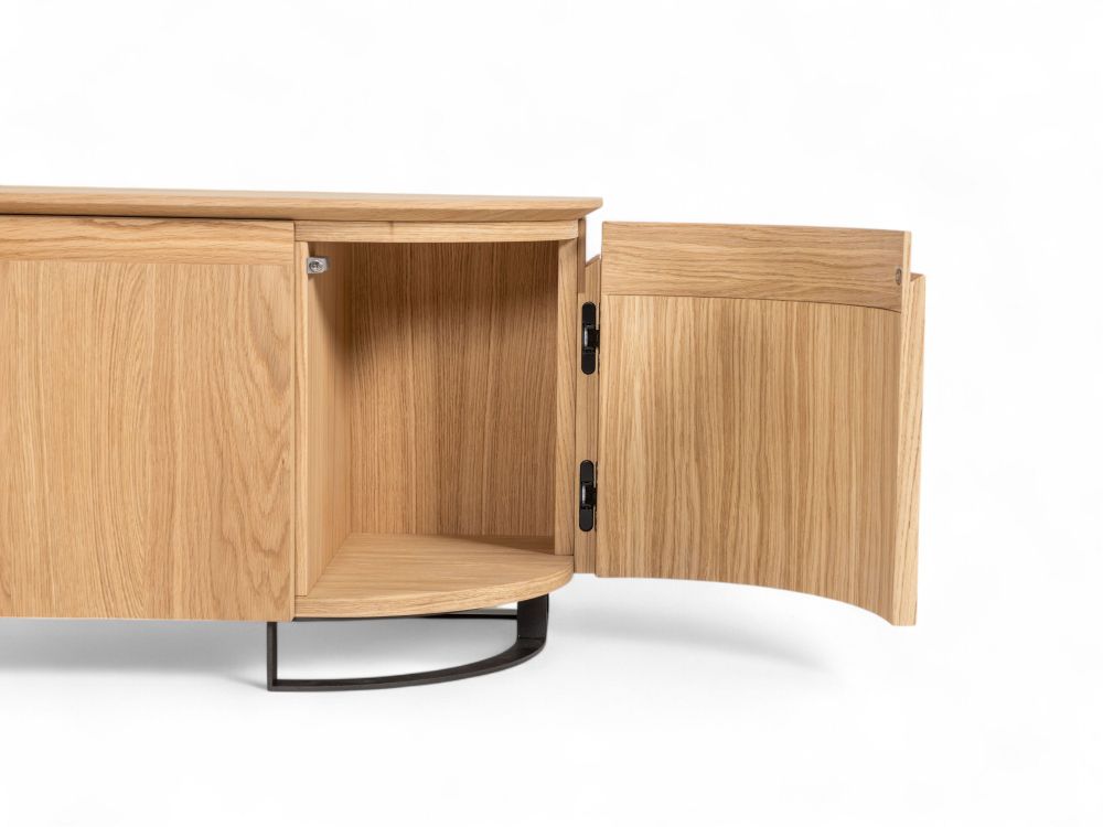 Tv-meubel HANA - Naturel eikenfineer CRE-4-002-NAT