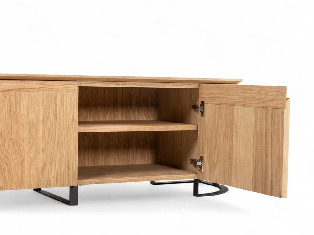 Tv-meubel HANA - Naturel eikenfineer CRE-4-002-NAT