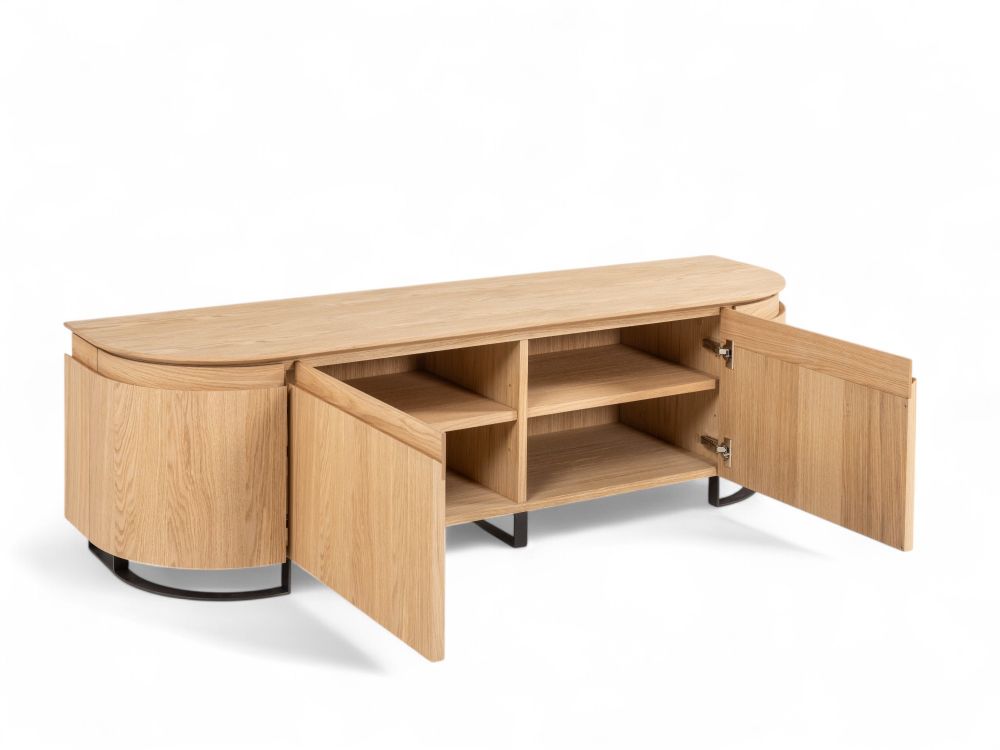 Tv-meubel HANA - Naturel eikenfineer CRE-4-002-NAT