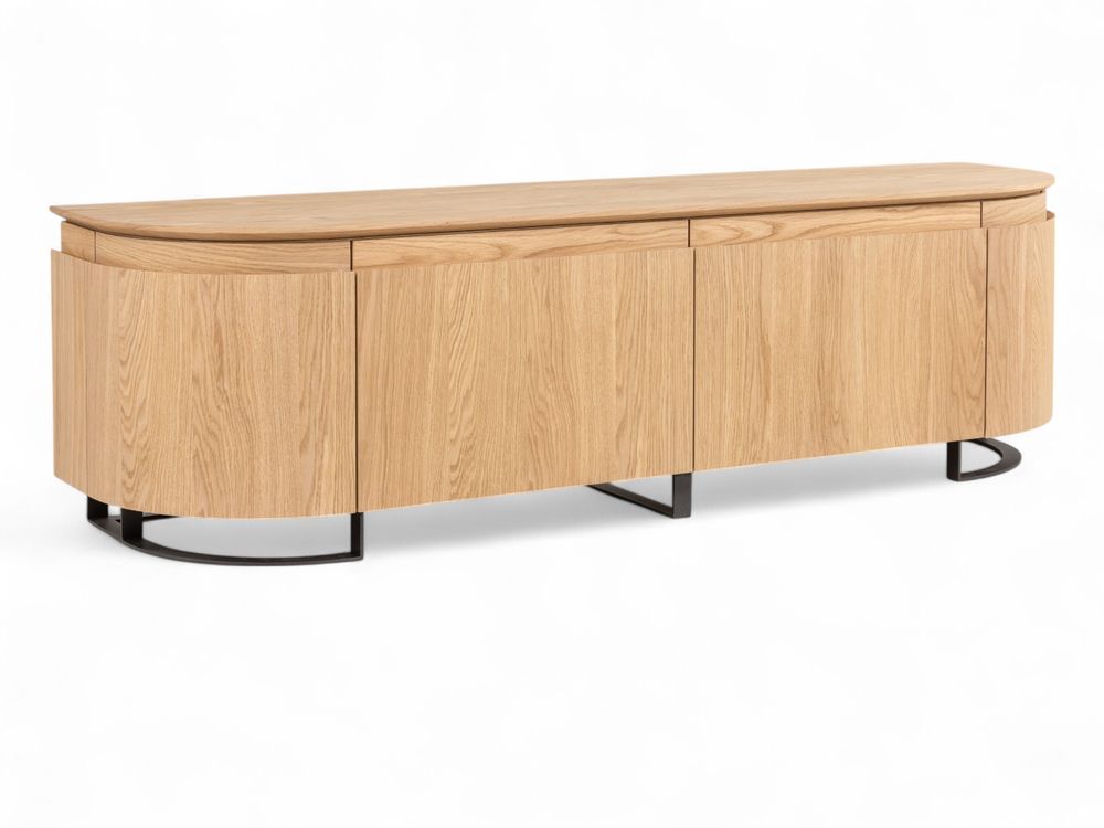 Tv-meubel HANA - Naturel eikenfineer CRE-4-002-NAT