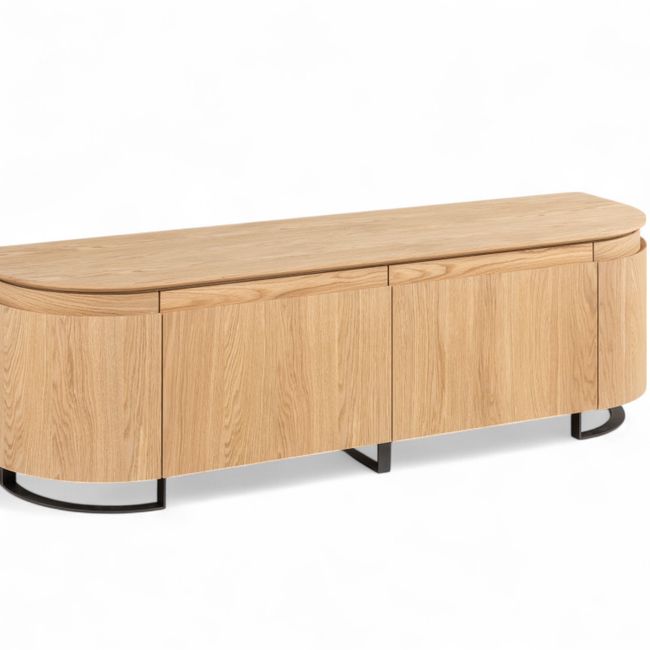 Tv-meubel HANA - Naturel eikenfineer