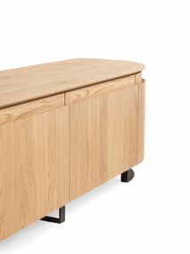 Tv-meubel HANA - Naturel eikenfineer CRE-4-002-NAT