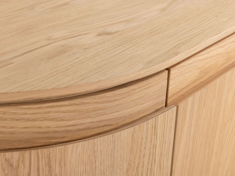 Tv-meubel HANA - Naturel eikenfineer CRE-4-002-NAT