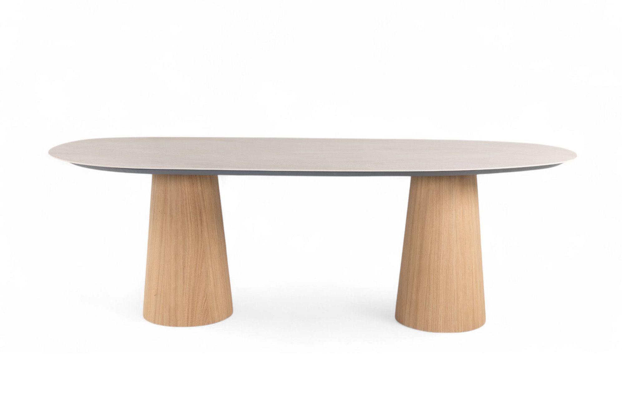 Eetkamertafel TABLES TO LOVE - Keramiek/Eikenfinee