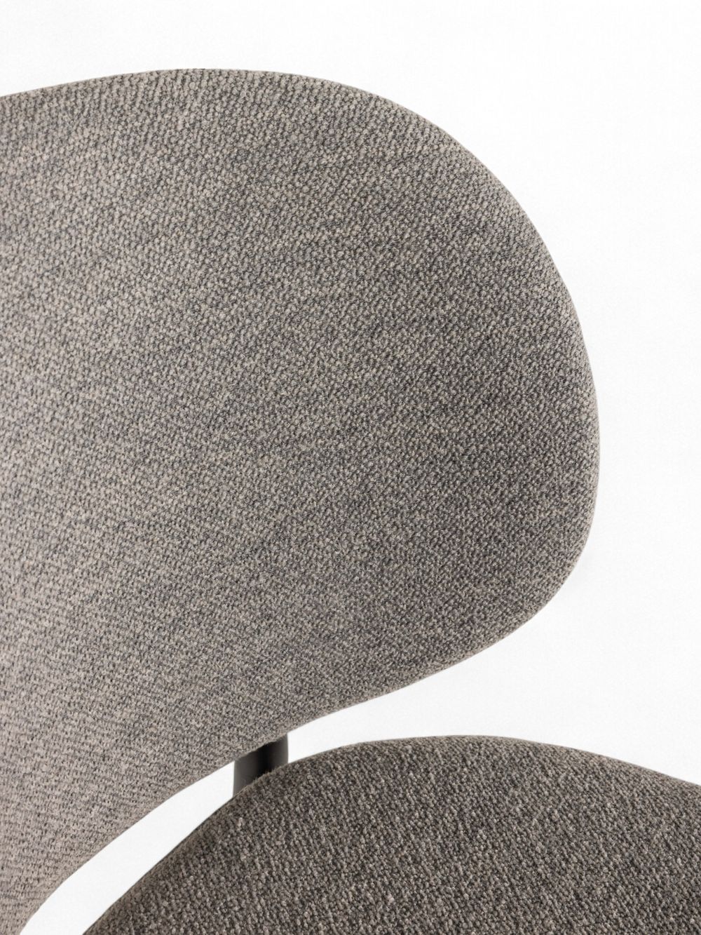 Eetkamerstoel SWANN - Grey Bouclé UNI-1-002