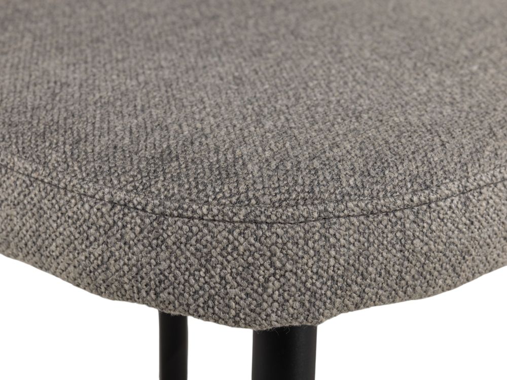 Eetkamerstoel SWANN - Grey Bouclé UNI-1-002