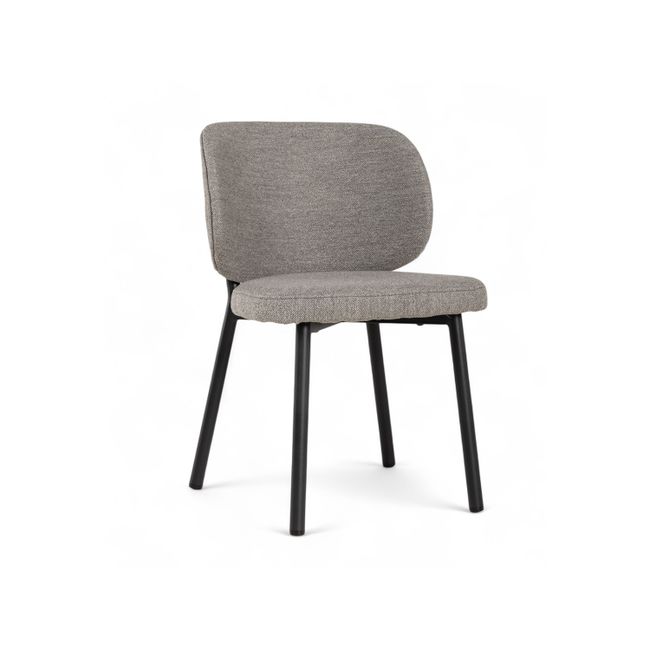 Eetkamerstoel SWANN - Grey Bouclé