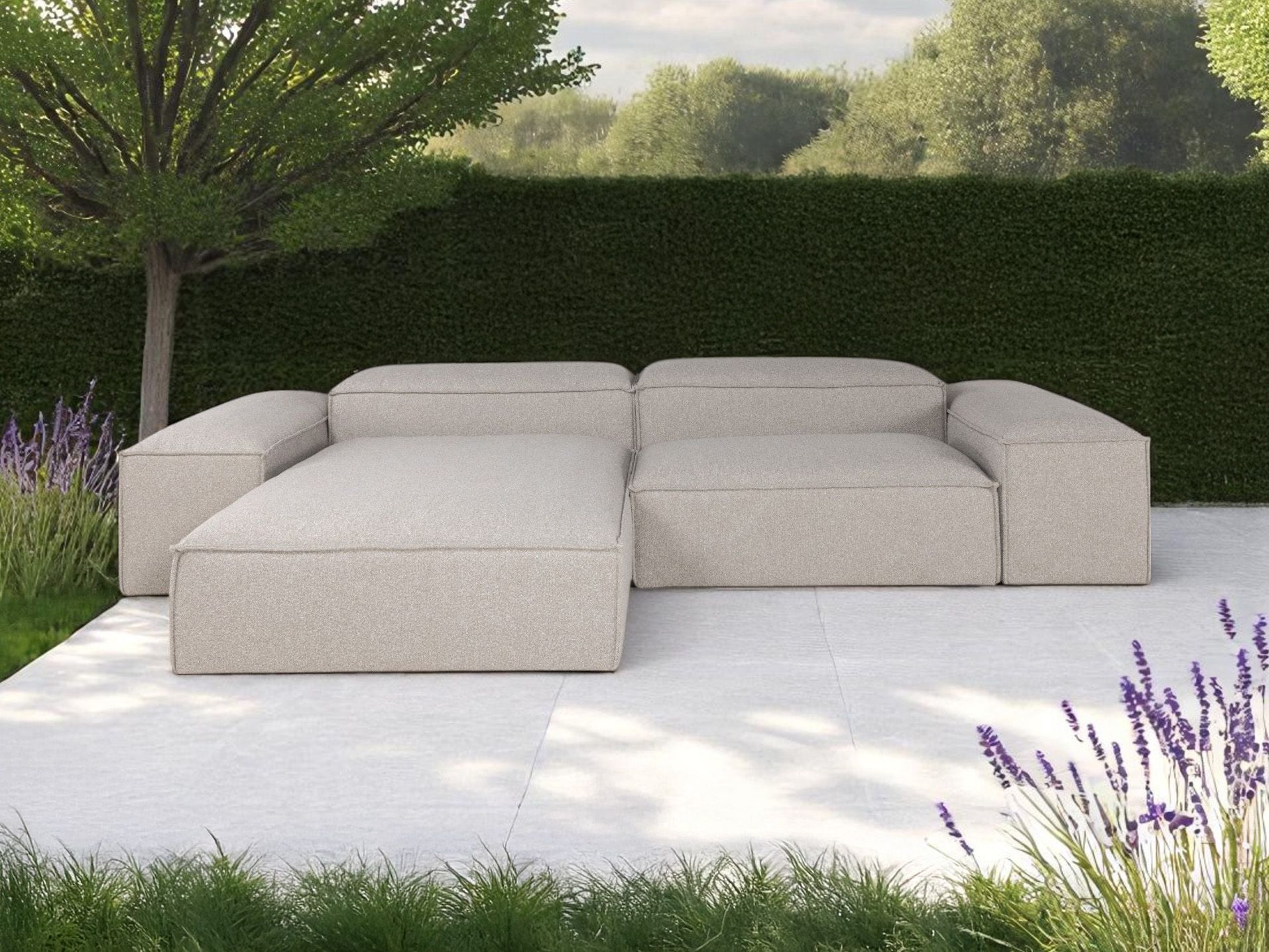 Loungezetel CUBE - Beige