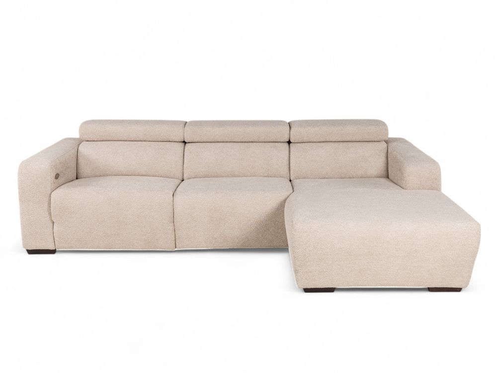 Hoekzetel DESIR met elektr. relax - Beige C-PLD-24-TZ