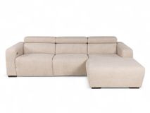 Hoekzetel DESIR met elektr. relax - Beige C-PLD-24-TZ
