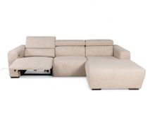 Hoekzetel DESIR met elektr. relax - Beige C-PLD-24-TZ