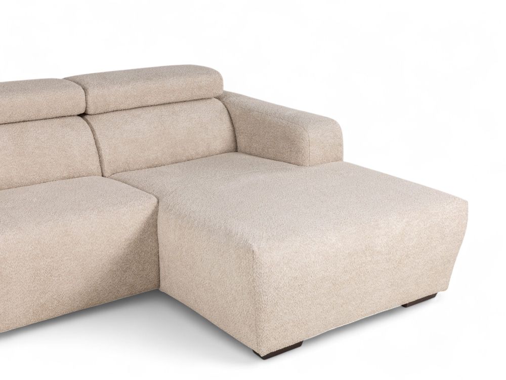 Hoekzetel DESIR met elektr. relax - Beige C-PLD-24-TZ