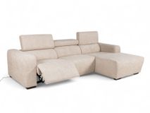 Hoekzetel DESIR met elektr. relax - Beige C-PLD-24-TZ