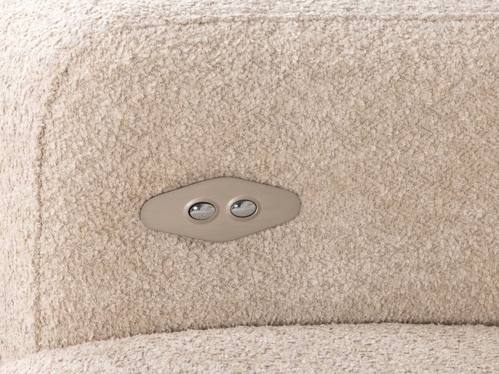 Hoekzetel DESIR met elektr. relax - Beige C-PLD-24-TZ