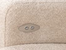 Hoekzetel DESIR met elektr. relax - Beige C-PLD-24-TZ